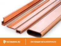 Труба медная профильная 4х9х1 М1РМ ГОСТ 16774-2015