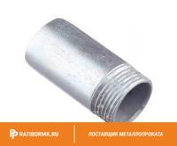 Резьба стальная оцинкованная Ду 20 3/4'' L=100мм ГОСТ 3262-75