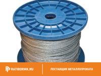Канат стальной 4 мм ГОСТ 3063 ТК 1х19 (1+6+12)