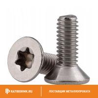 Винт нержавеющий М2,5х4 мм TORX-8 А4 DIN 965