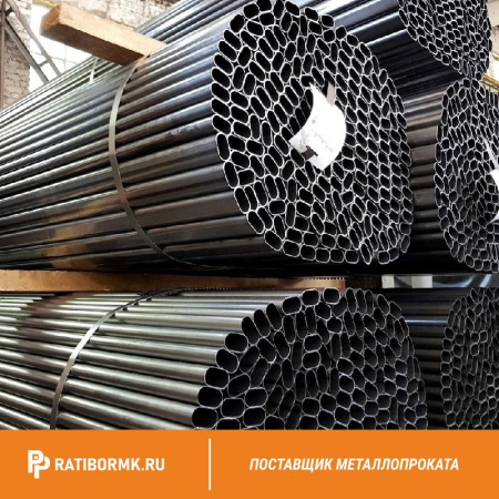 Труба плоскоовальная 50х25х1,5 А ст20 ГОСТ 8644-68