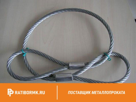 Строп канатный УСК1 20т D=45,5мм L=6м ГОСТ 25573-82