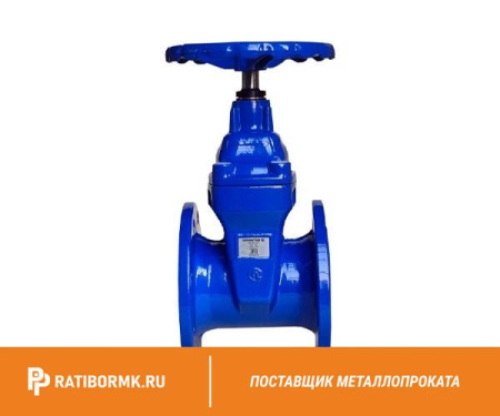Задвижка чугунная 30Ч39Р с обрезиненным клином (107-4971)
