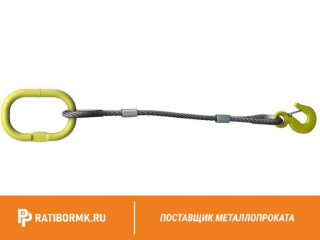 Строп канатный 1СК 2т D=15мм L=8м ГОСТ 25573-82