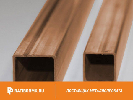 Труба медная профильная 5х10х1,5 М1М ГОСТ 16774-2015